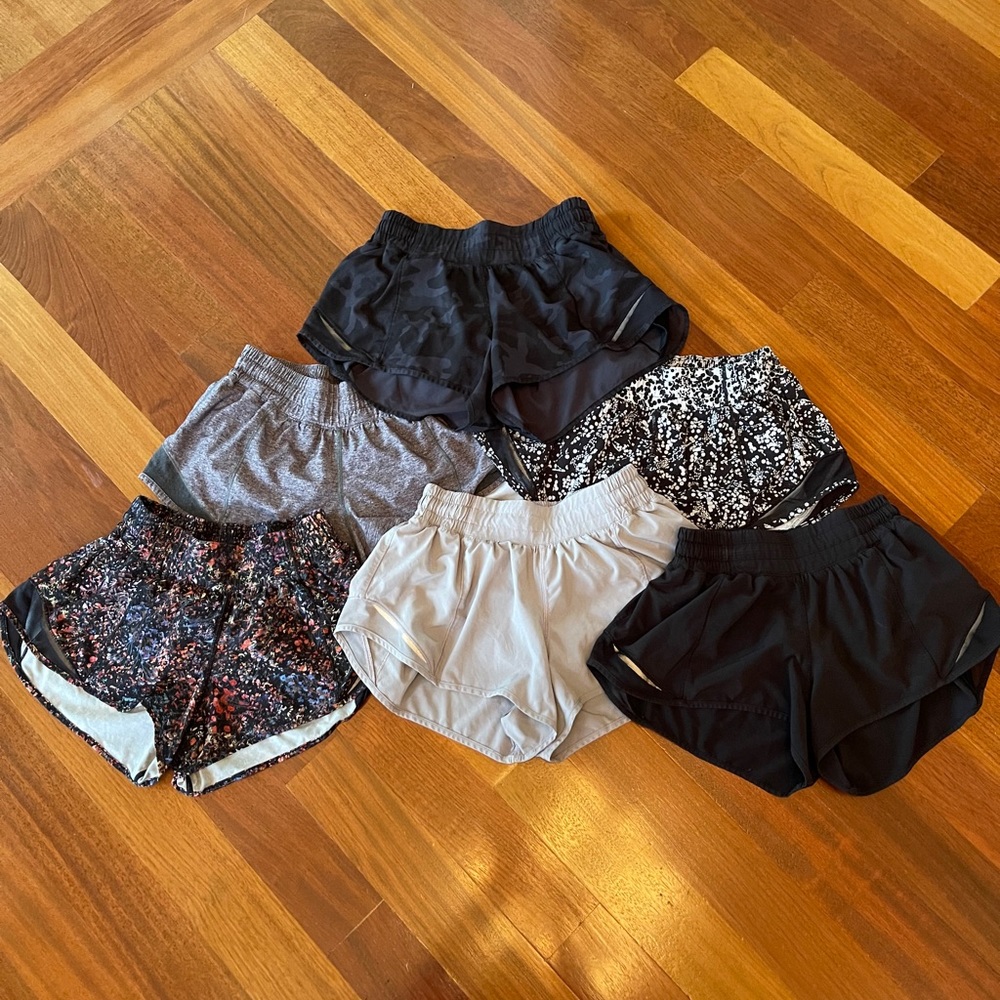 Lululemon hotty hot shorts in size 4